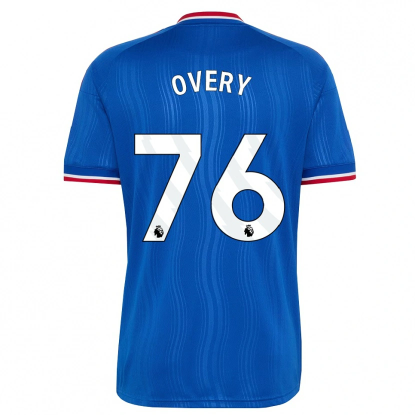 Danxen Herren James Overy #76 Blau Weiß Rot Auswärtstrikot Trikot 2026/27 T-Shirt
