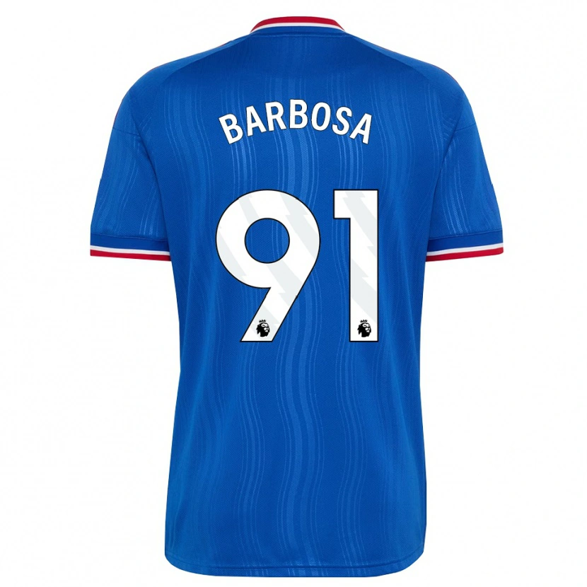 Danxen Herren Neithan Barbosa #91 Blau Weiß Rot Auswärtstrikot Trikot 2026/27 T-Shirt