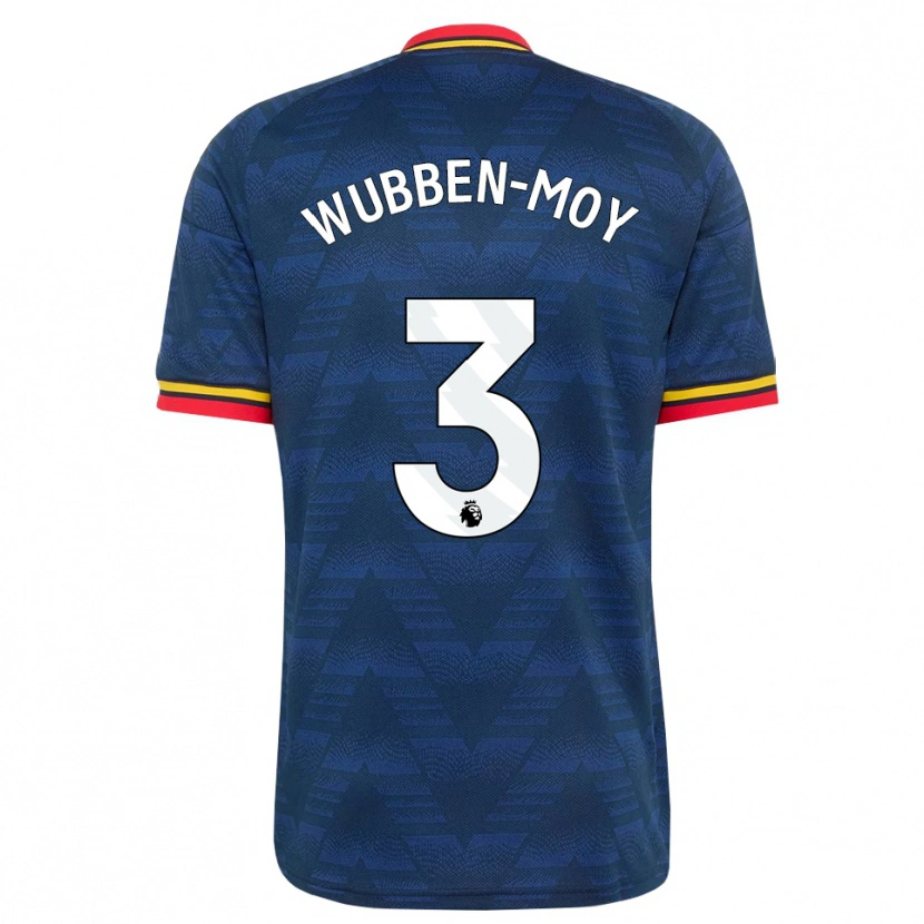 Danxen Herren Lotte Wubben-Moy #3 Mitternachtsblau Gelb Rot Auswärtstrikot Trikot 2026/27 T-Shirt