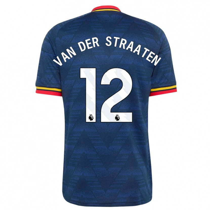 Danxen Herren Zachary Van Der Straaten #12 Mitternachtsblau Gelb Rot Auswärtstrikot Trikot 2026/27 T-Shirt