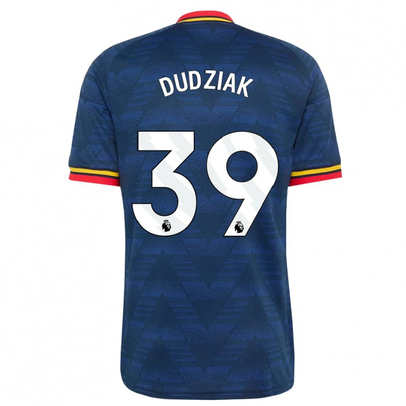 Danxen Herren Harrison Dudziak #39 Mitternachtsblau Gelb Rot Auswärtstrikot Trikot 2026/27 T-Shirt