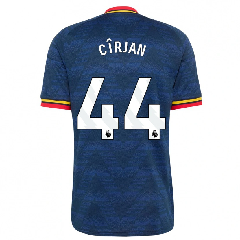 Danxen Herren Catalin Cîrjan #44 Mitternachtsblau Gelb Rot Auswärtstrikot Trikot 2026/27 T-Shirt