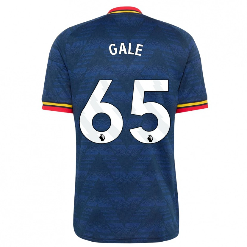 Danxen Herren Jessie Gale #65 Mitternachtsblau Gelb Rot Auswärtstrikot Trikot 2026/27 T-Shirt