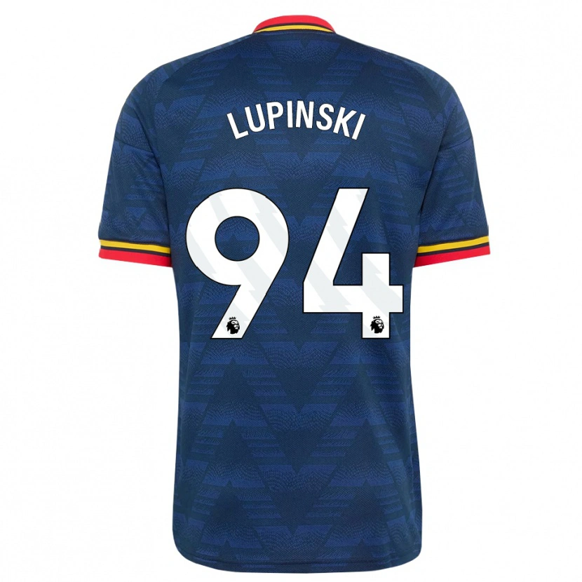 Danxen Herren Remi Lupinski #94 Mitternachtsblau Gelb Rot Auswärtstrikot Trikot 2026/27 T-Shirt