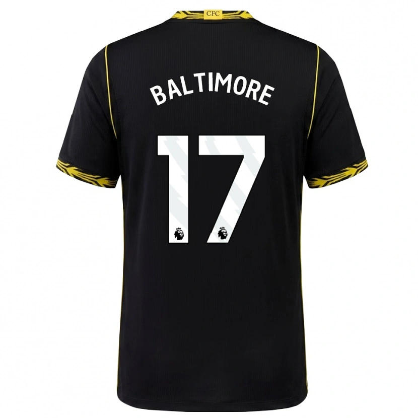 Danxen Herren Sandy Baltimore #17 Schwarz Gelb Auswärtstrikot Trikot 2026/27 T-Shirt
