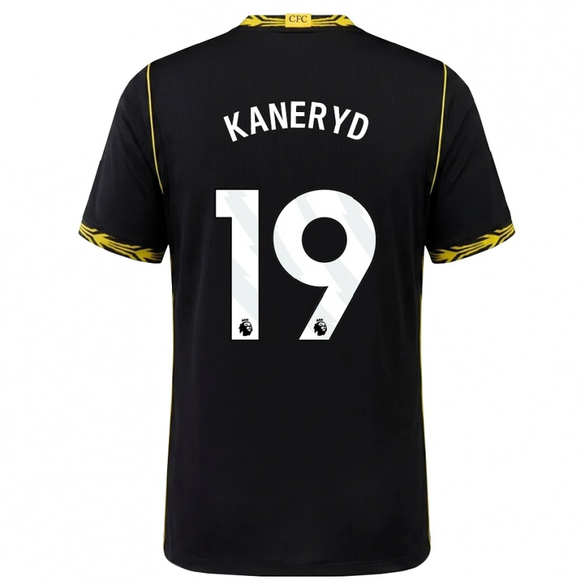 Danxen Herren Johanna Rytting Kaneryd #19 Schwarz Gelb Auswärtstrikot Trikot 2026/27 T-Shirt