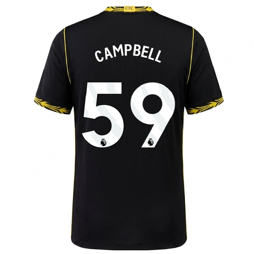 Danxen Herren Harrison Murray-Campbell #59 Schwarz Gelb Auswärtstrikot Trikot 2026/27 T-Shirt