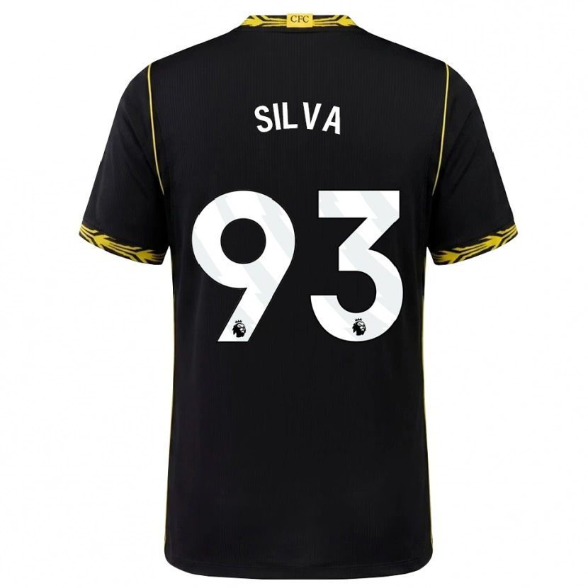 Danxen Herren Isaac Badu #93 Schwarz Gelb Auswärtstrikot Trikot 2026/27 T-Shirt