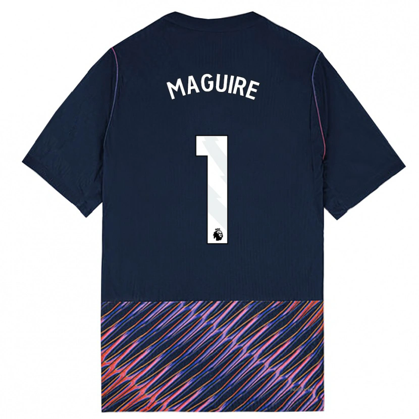Danxen Herren Aaron Maguire #1 Königlich Blau Weiß Auswärtstrikot Trikot 2026/27 T-Shirt