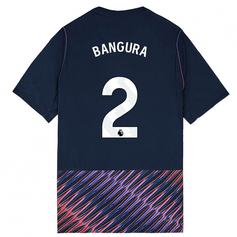 Danxen Herren Samal Bangura #2 Königlich Blau Weiß Auswärtstrikot Trikot 2026/27 T-Shirt
