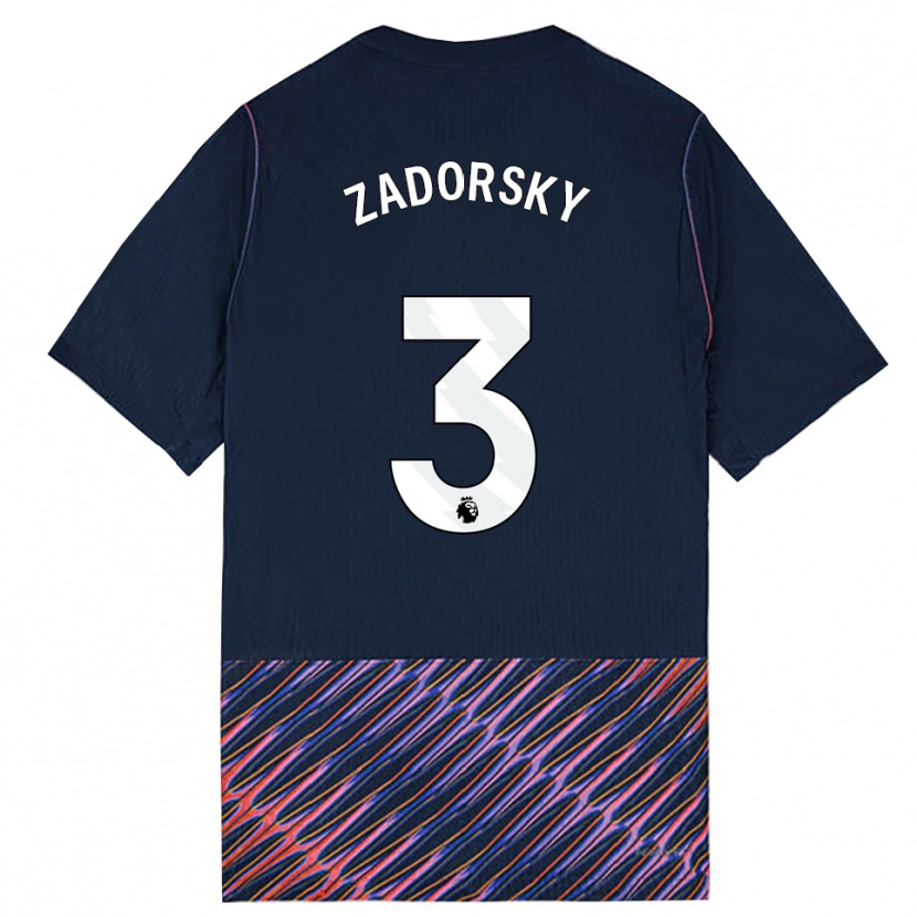 Danxen Herren Shelina Zadorsky #3 Königlich Blau Weiß Auswärtstrikot Trikot 2026/27 T-Shirt