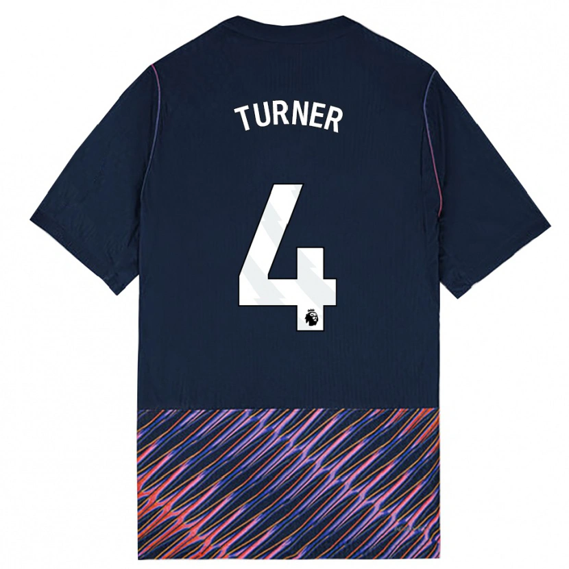 Danxen Herren Amy Turner #4 Königlich Blau Weiß Auswärtstrikot Trikot 2026/27 T-Shirt