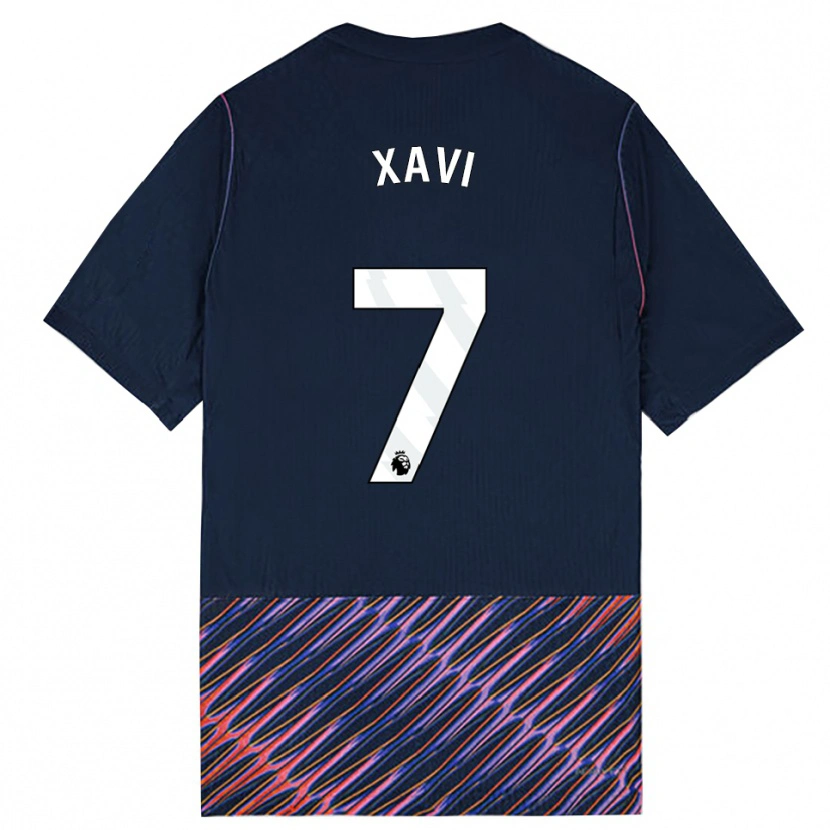Danxen Herren Xavi Simons #7 Königlich Blau Weiß Auswärtstrikot Trikot 2026/27 T-Shirt