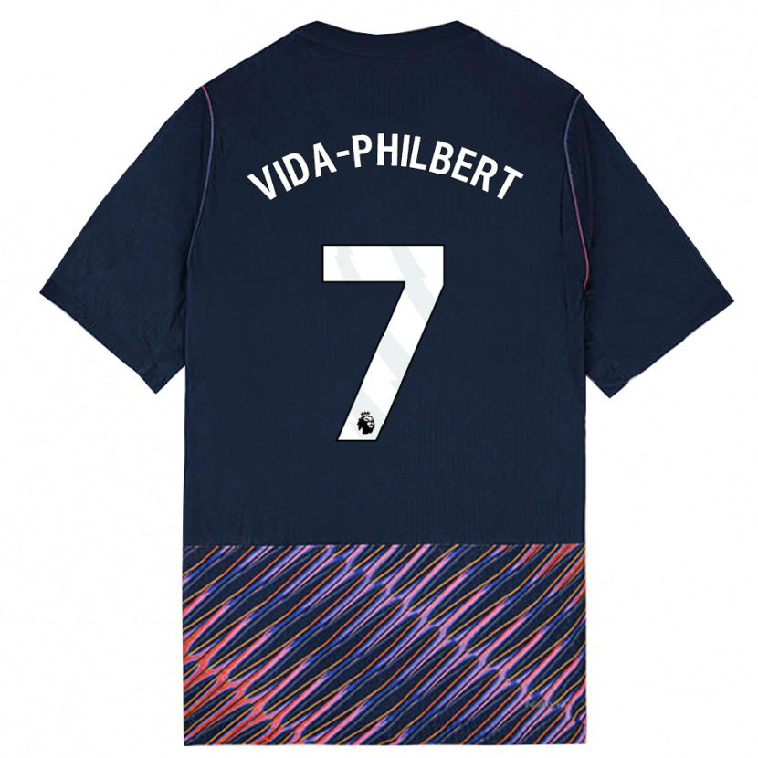 Danxen Herren Joel Philbert #7 Königlich Blau Weiß Auswärtstrikot Trikot 2026/27 T-Shirt