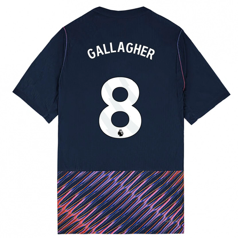 Danxen Herren Conor Gallagher #8 Königlich Blau Weiß Auswärtstrikot Trikot 2026/27 T-Shirt