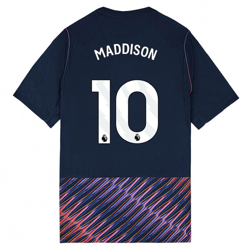 Danxen Herren James Maddison #10 Königlich Blau Weiß Auswärtstrikot Trikot 2026/27 T-Shirt