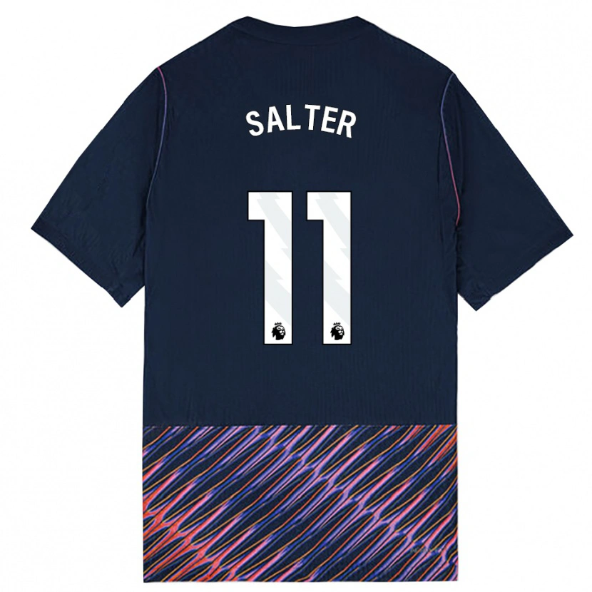 Danxen Herren Oliver Salter #11 Königlich Blau Weiß Auswärtstrikot Trikot 2026/27 T-Shirt