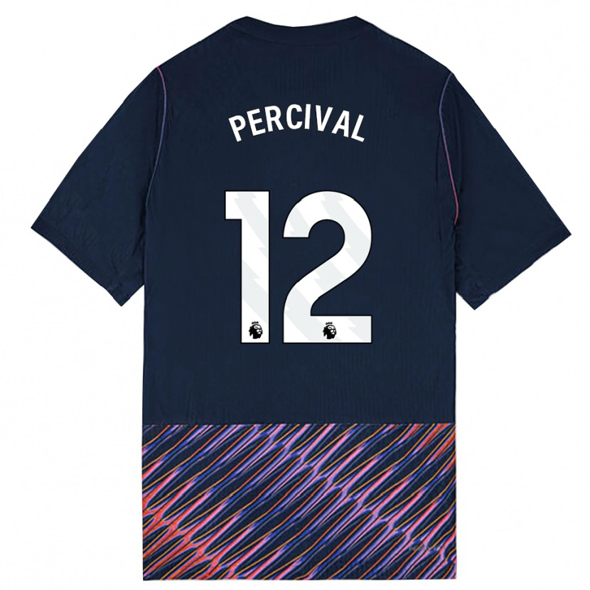Danxen Herren Ria Percival #12 Königlich Blau Weiß Auswärtstrikot Trikot 2026/27 T-Shirt