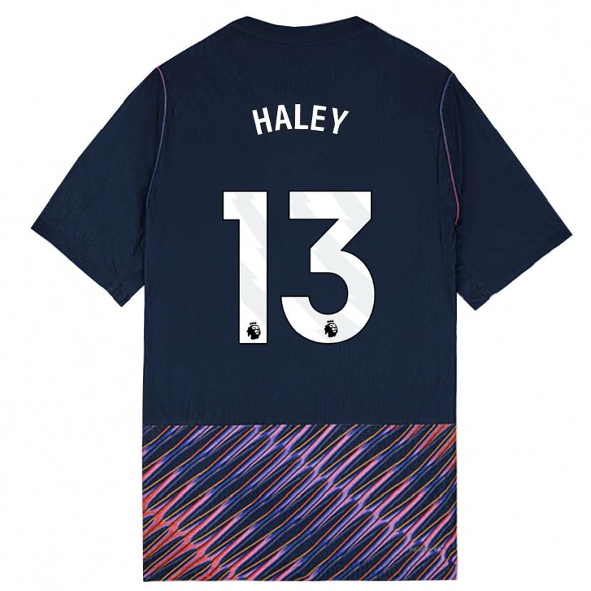 Danxen Herren Micah Haley #13 Königlich Blau Weiß Auswärtstrikot Trikot 2026/27 T-Shirt