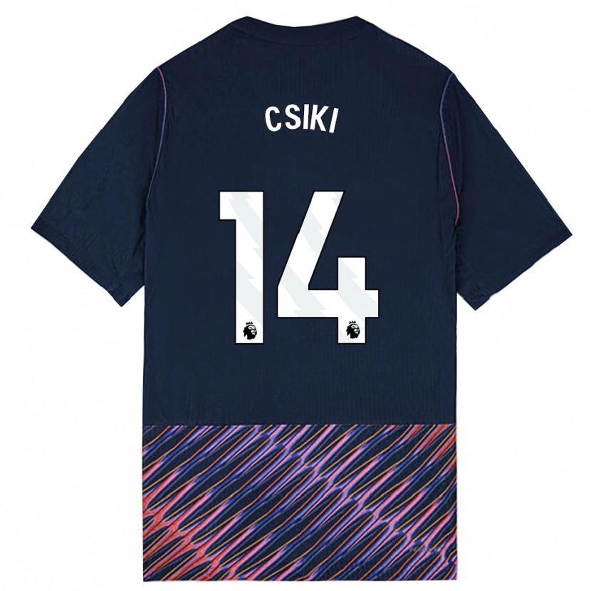 Danxen Herren Anna Csiki #14 Königlich Blau Weiß Auswärtstrikot Trikot 2026/27 T-Shirt