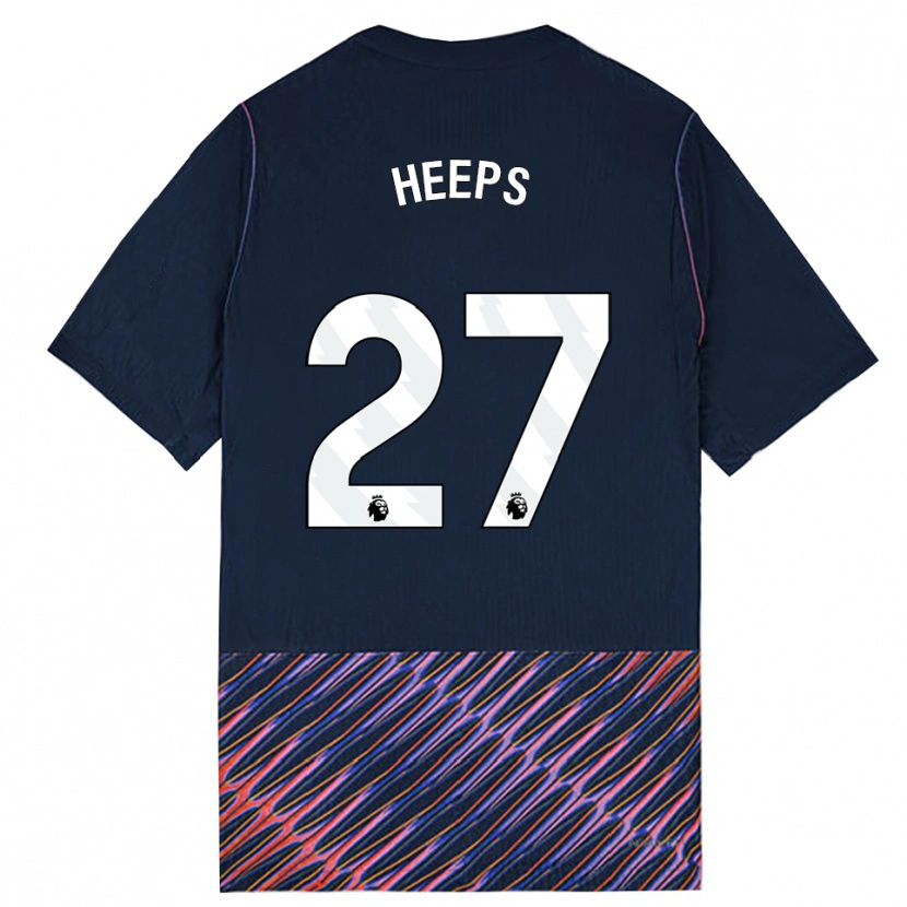 Danxen Herren Eleanor Heeps #27 Königlich Blau Weiß Auswärtstrikot Trikot 2026/27 T-Shirt