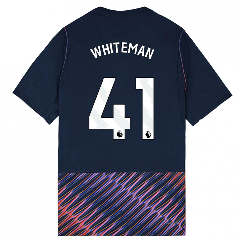 Danxen Herren Alfie Whiteman #41 Königlich Blau Weiß Auswärtstrikot Trikot 2026/27 T-Shirt