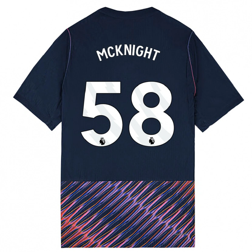 Danxen Herren Maxwell Mcknight #58 Königlich Blau Weiß Auswärtstrikot Trikot 2026/27 T-Shirt