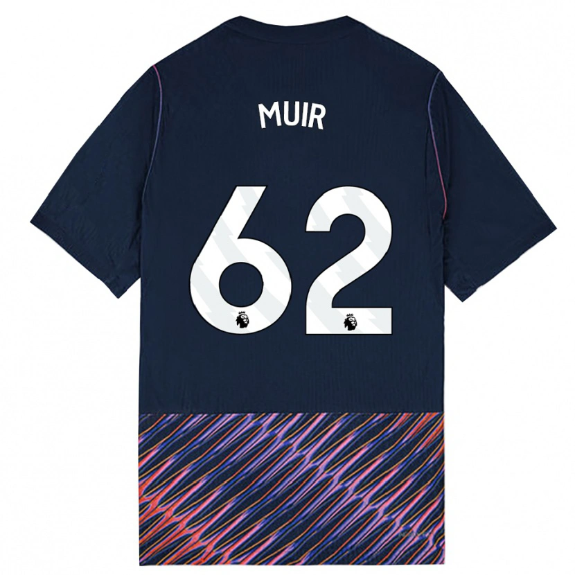 Danxen Herren Marqes Muir #62 Königlich Blau Weiß Auswärtstrikot Trikot 2026/27 T-Shirt