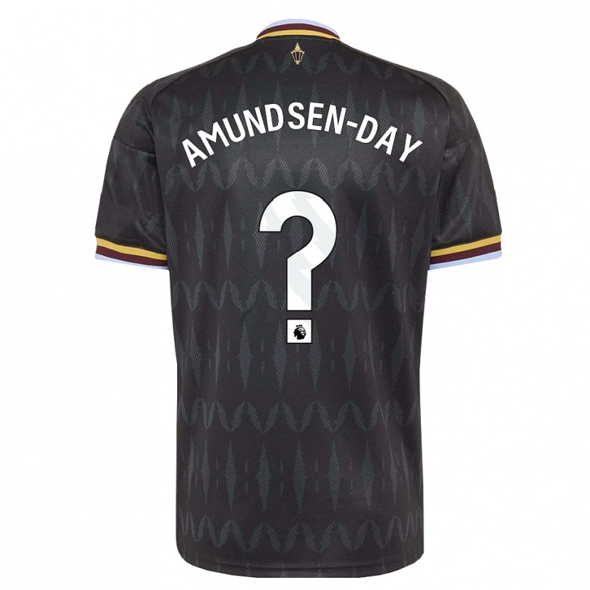 Danxen Herren Ethan Amundsen-Day #0 Kornblumenblau Schwarz Gelb Auswärtstrikot Trikot 2026/27 T-Shirt