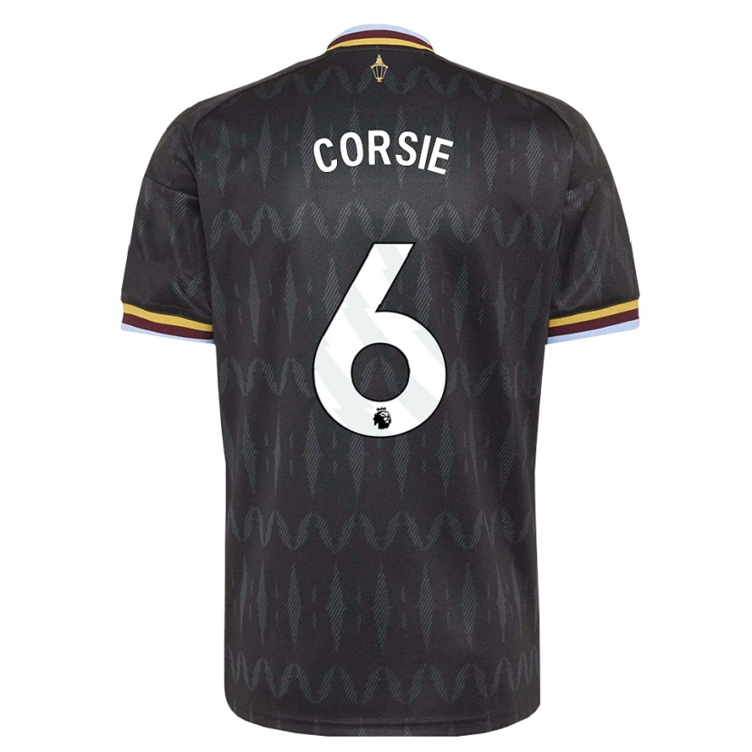 Danxen Herren Rachel Corsie #6 Kornblumenblau Schwarz Gelb Auswärtstrikot Trikot 2026/27 T-Shirt