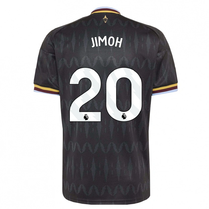 Danxen Herren Jamaldeen Jimoh-Aloba #20 Kornblumenblau Schwarz Gelb Auswärtstrikot Trikot 2026/27 T-Shirt