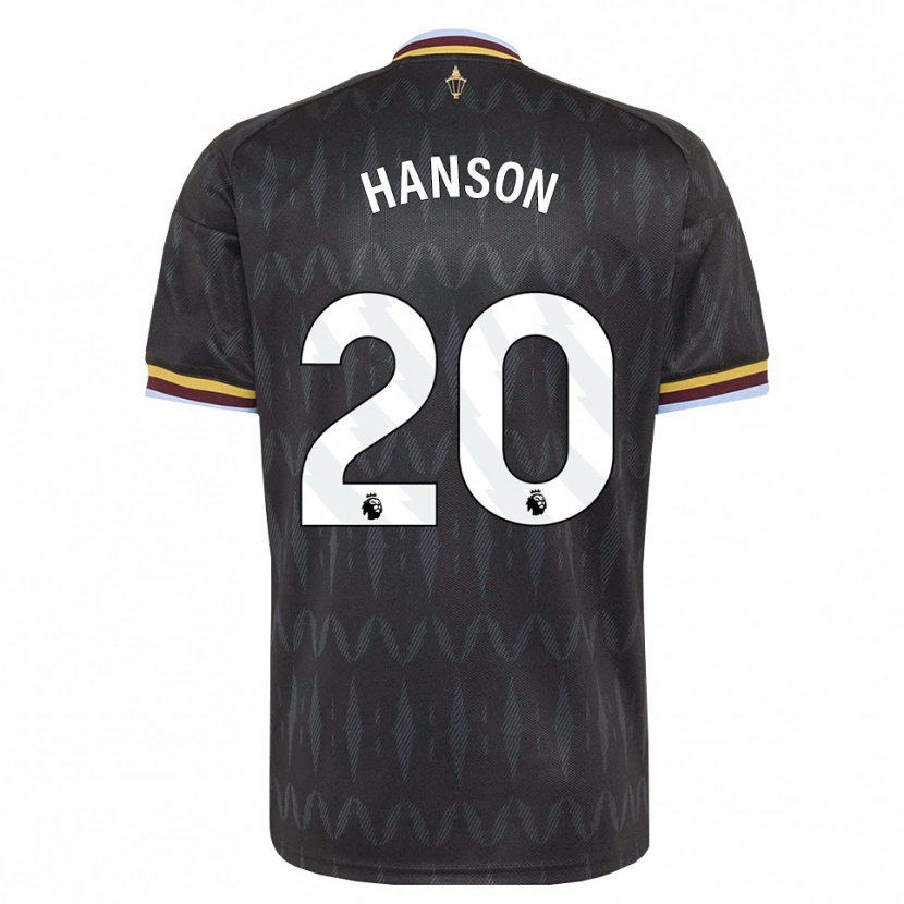 Danxen Herren Kirsty Hanson #20 Kornblumenblau Schwarz Gelb Auswärtstrikot Trikot 2026/27 T-Shirt
