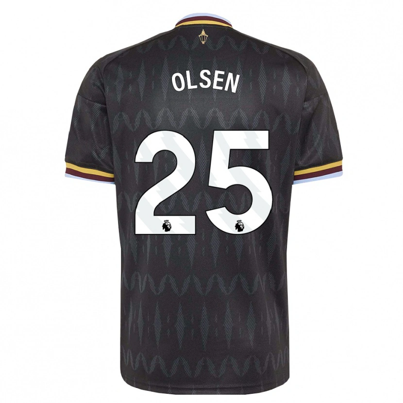 Danxen Herren Robin Olsen #25 Kornblumenblau Schwarz Gelb Auswärtstrikot Trikot 2026/27 T-Shirt