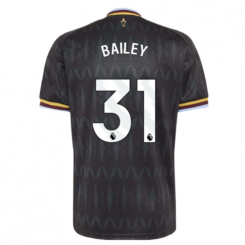 Danxen Herren Leon Bailey #31 Kornblumenblau Schwarz Gelb Auswärtstrikot Trikot 2026/27 T-Shirt