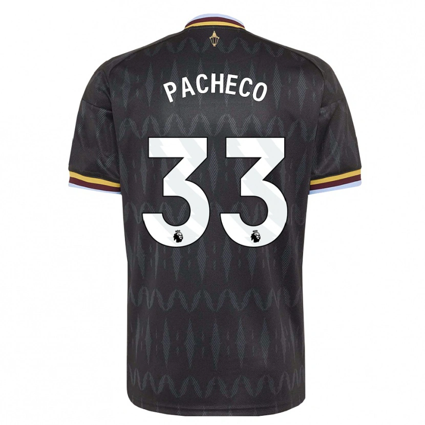 Danxen Herren Maz Pacheco #33 Kornblumenblau Schwarz Gelb Auswärtstrikot Trikot 2026/27 T-Shirt