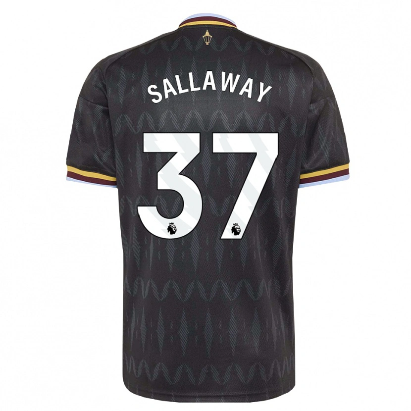 Danxen Herren Lydia Sallaway #37 Kornblumenblau Schwarz Gelb Auswärtstrikot Trikot 2026/27 T-Shirt