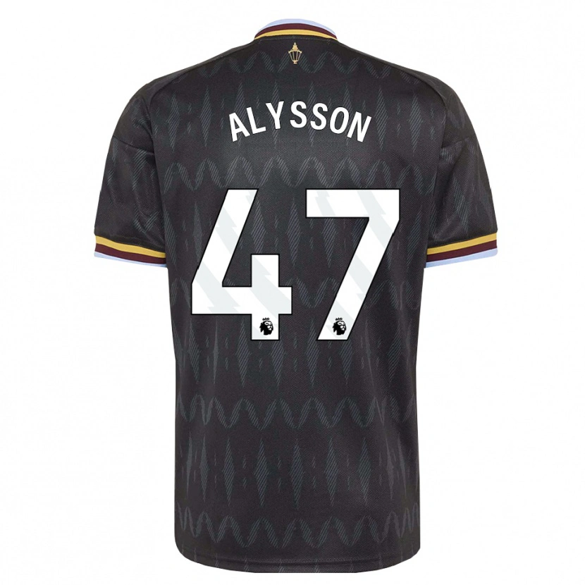 Danxen Herren Alysson Edward Franco Da Rocha #47 Kornblumenblau Schwarz Gelb Auswärtstrikot Trikot 2026/27 T-Shirt