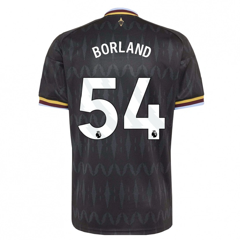 Danxen Herren Aidan Borland #54 Kornblumenblau Schwarz Gelb Auswärtstrikot Trikot 2026/27 T-Shirt