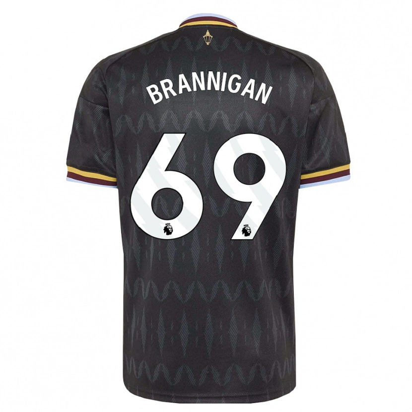 Danxen Herren Cole Brannigan #69 Kornblumenblau Schwarz Gelb Auswärtstrikot Trikot 2026/27 T-Shirt