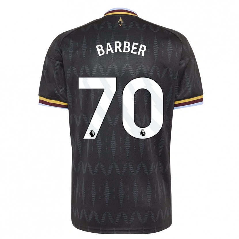Danxen Herren Jayden Barber #70 Kornblumenblau Schwarz Gelb Auswärtstrikot Trikot 2026/27 T-Shirt