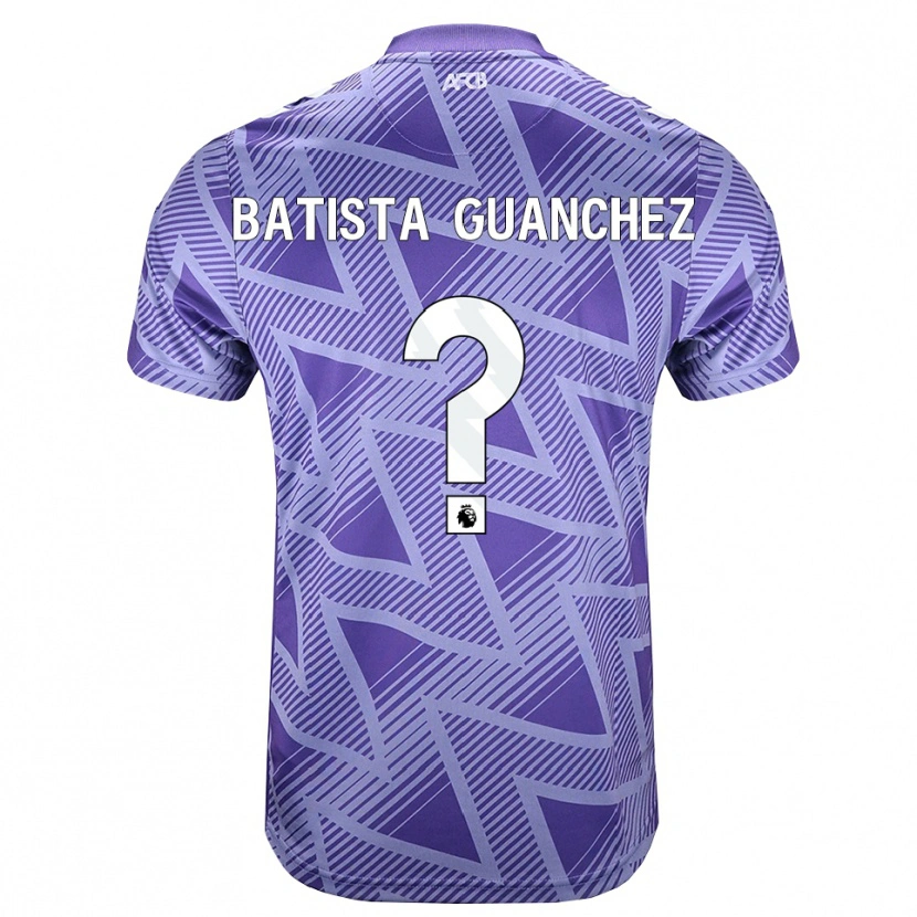 Danxen Herren Aidan Batista Guanchez #0 Blassesviolett Rot Weiß Auswärtstrikot Trikot 2026/27 T-Shirt
