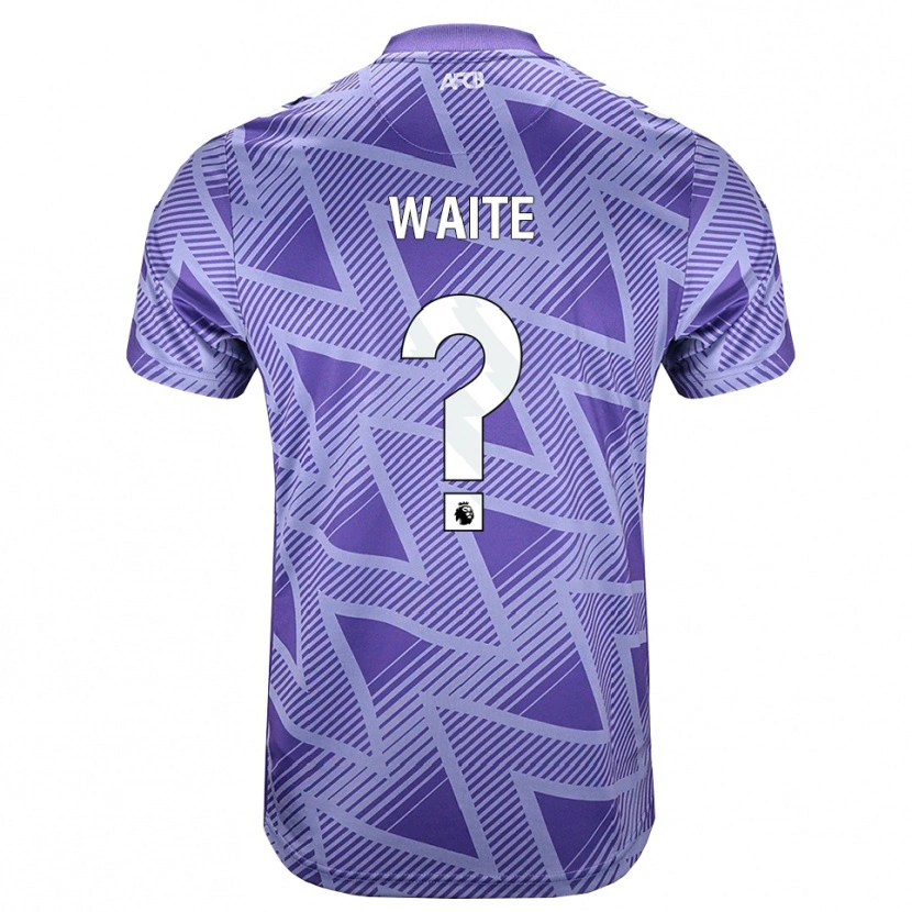 Danxen Herren Leyland Waite #0 Blassesviolett Rot Weiß Auswärtstrikot Trikot 2026/27 T-Shirt