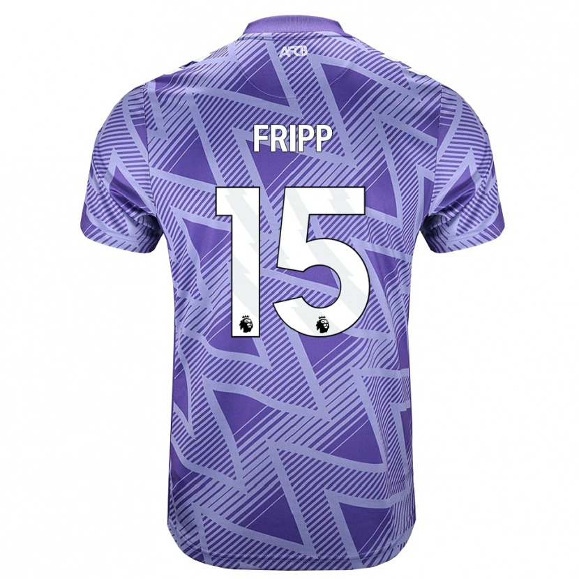Danxen Herren Kelly Fripp #15 Blassesviolett Rot Weiß Auswärtstrikot Trikot 2026/27 T-Shirt