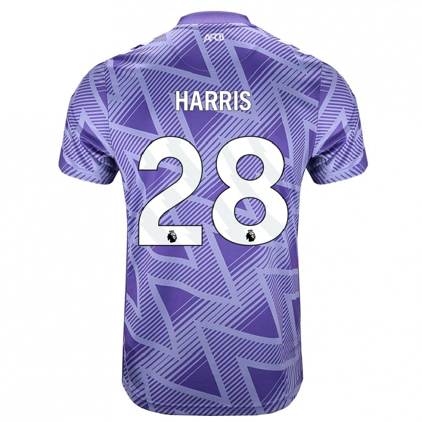 Danxen Herren Charlotte Harris #28 Blassesviolett Rot Weiß Auswärtstrikot Trikot 2026/27 T-Shirt