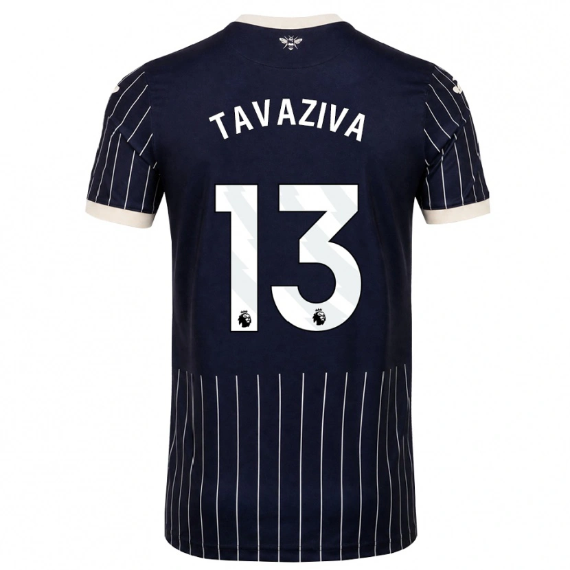 Danxen Herren Marley Tavaziva #13 Schwarz Weiß Auswärtstrikot Trikot 2026/27 T-Shirt