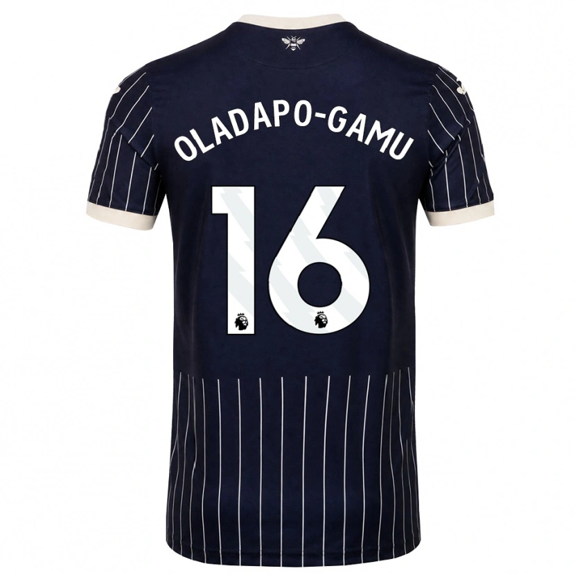 Danxen Herren Josh Oladapo-Gamu #16 Schwarz Weiß Auswärtstrikot Trikot 2026/27 T-Shirt