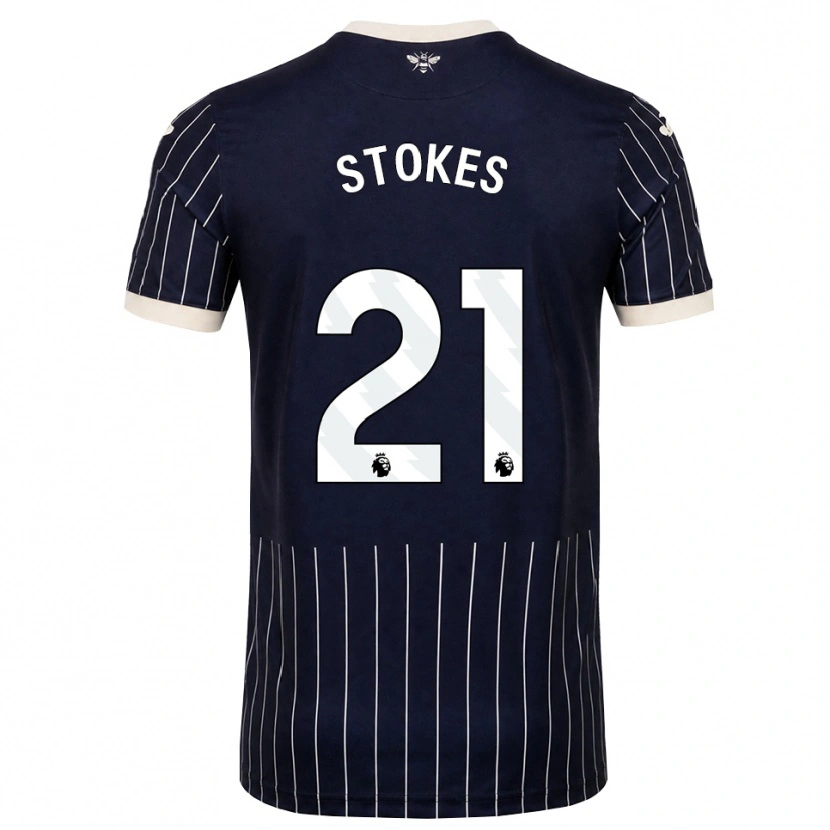 Danxen Herren Aidan Stokes #21 Schwarz Weiß Auswärtstrikot Trikot 2026/27 T-Shirt