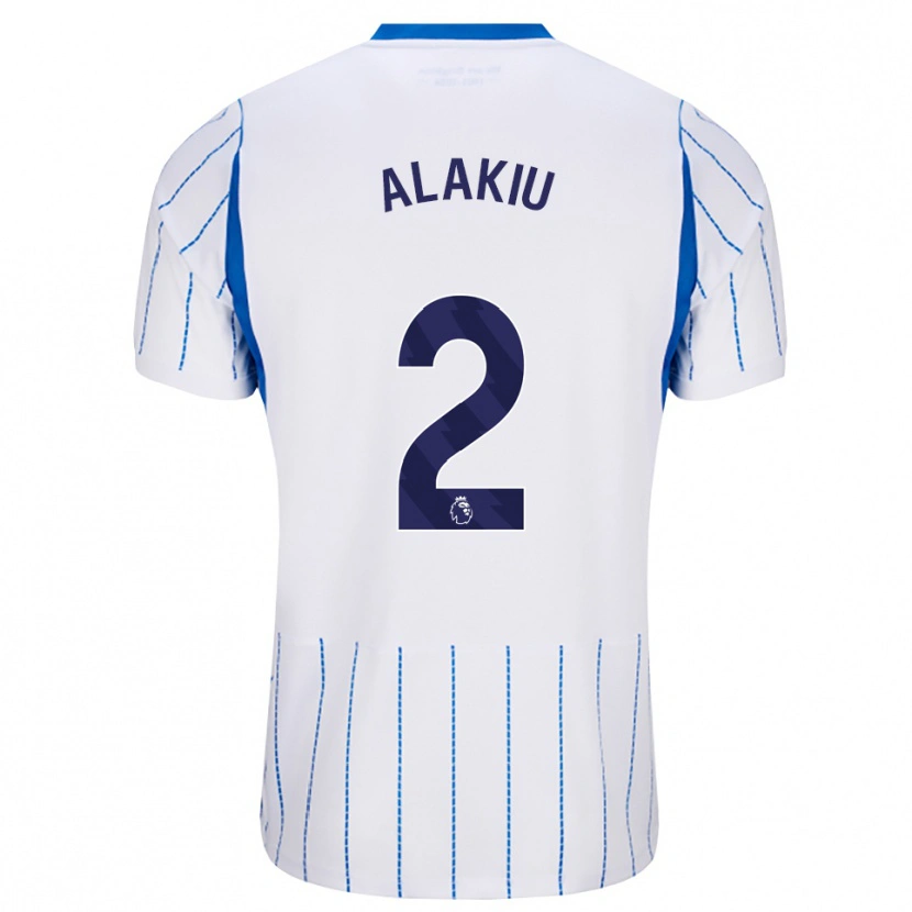 Danxen Herren Isaiah Alakiu #2 Himmelblau Weiß Auswärtstrikot Trikot 2026/27 T-Shirt