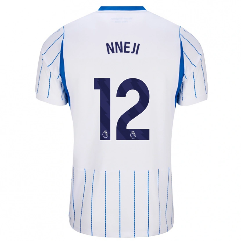 Danxen Herren Daniel Nneji #12 Himmelblau Weiß Auswärtstrikot Trikot 2026/27 T-Shirt