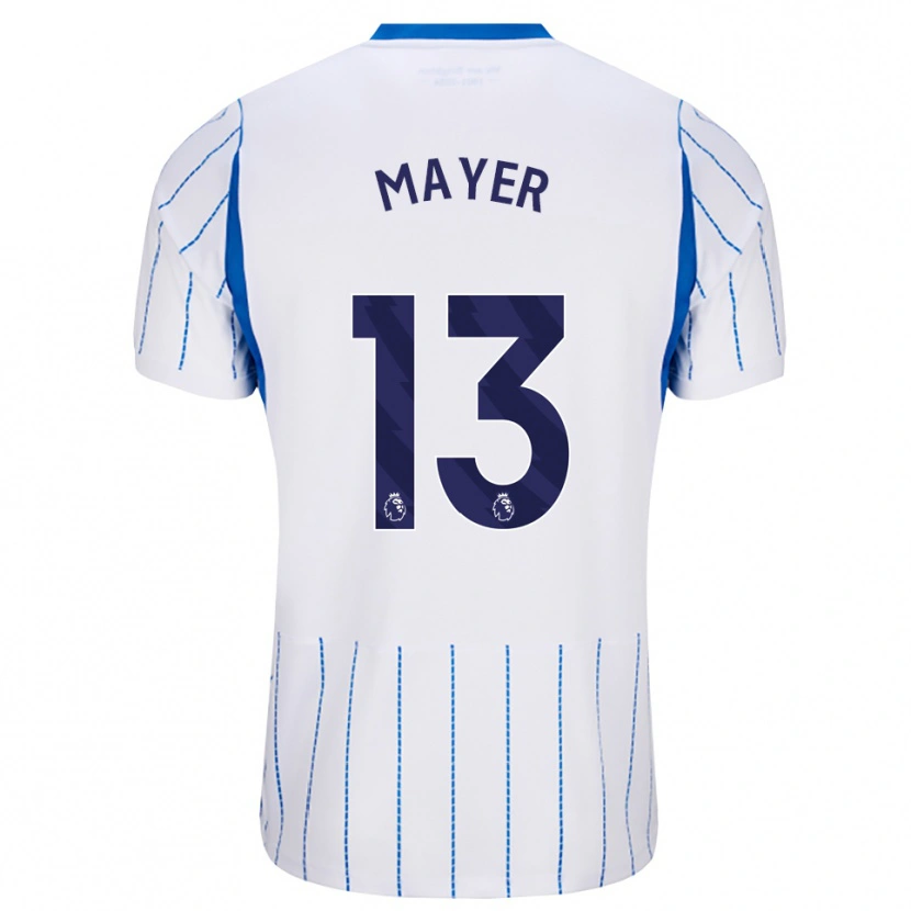 Danxen Herren Oliver Mayer #13 Himmelblau Weiß Auswärtstrikot Trikot 2026/27 T-Shirt
